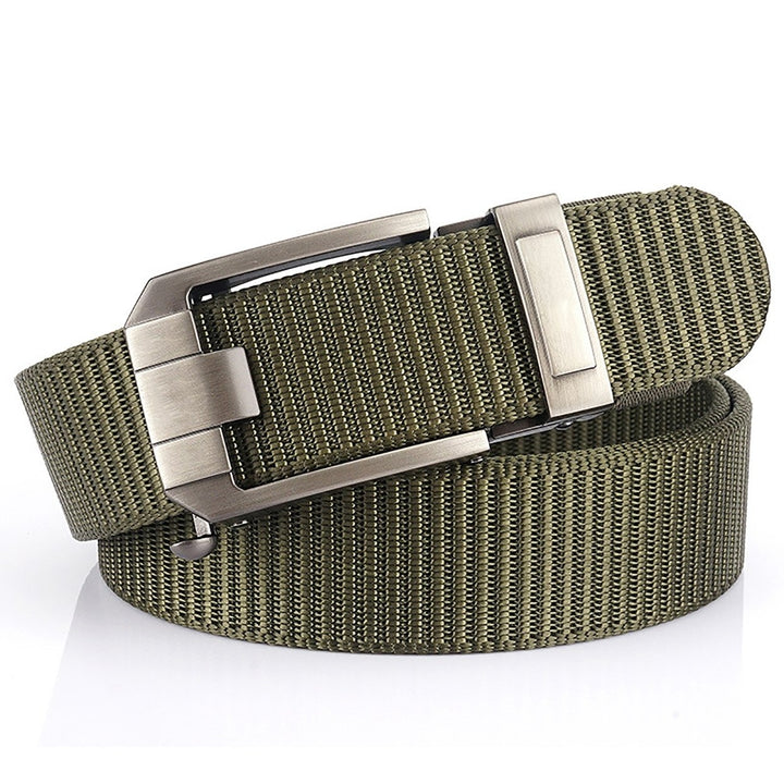 Men Belt Thicken Automatic Buckle Decorative Stainless High Strength Match Clothing Wide Band Casual Men Waistband Men Image 1