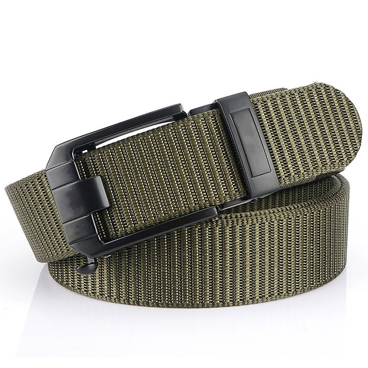 Men Belt Thicken Automatic Buckle Decorative Stainless High Strength Match Clothing Wide Band Casual Men Waistband Men Image 1