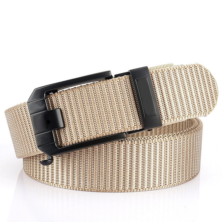 Men Belt Thicken Automatic Buckle Decorative Stainless High Strength Match Clothing Wide Band Casual Men Waistband Men Image 1