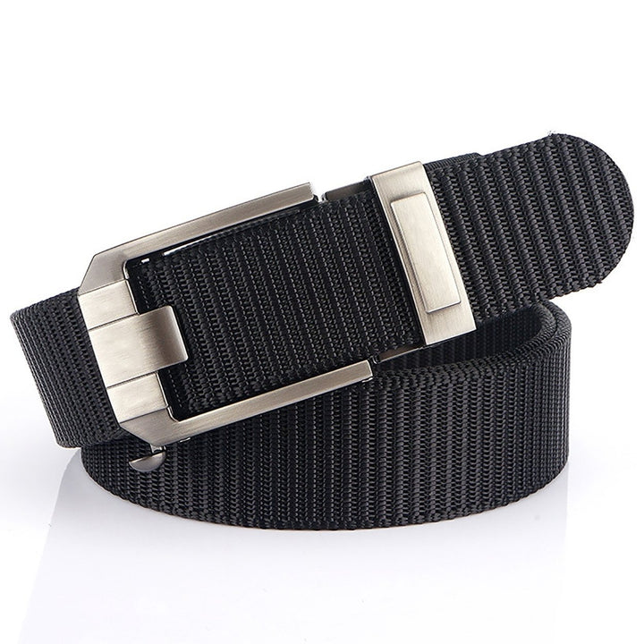 Men Belt Thicken Automatic Buckle Decorative Stainless High Strength Match Clothing Wide Band Casual Men Waistband Men Image 1