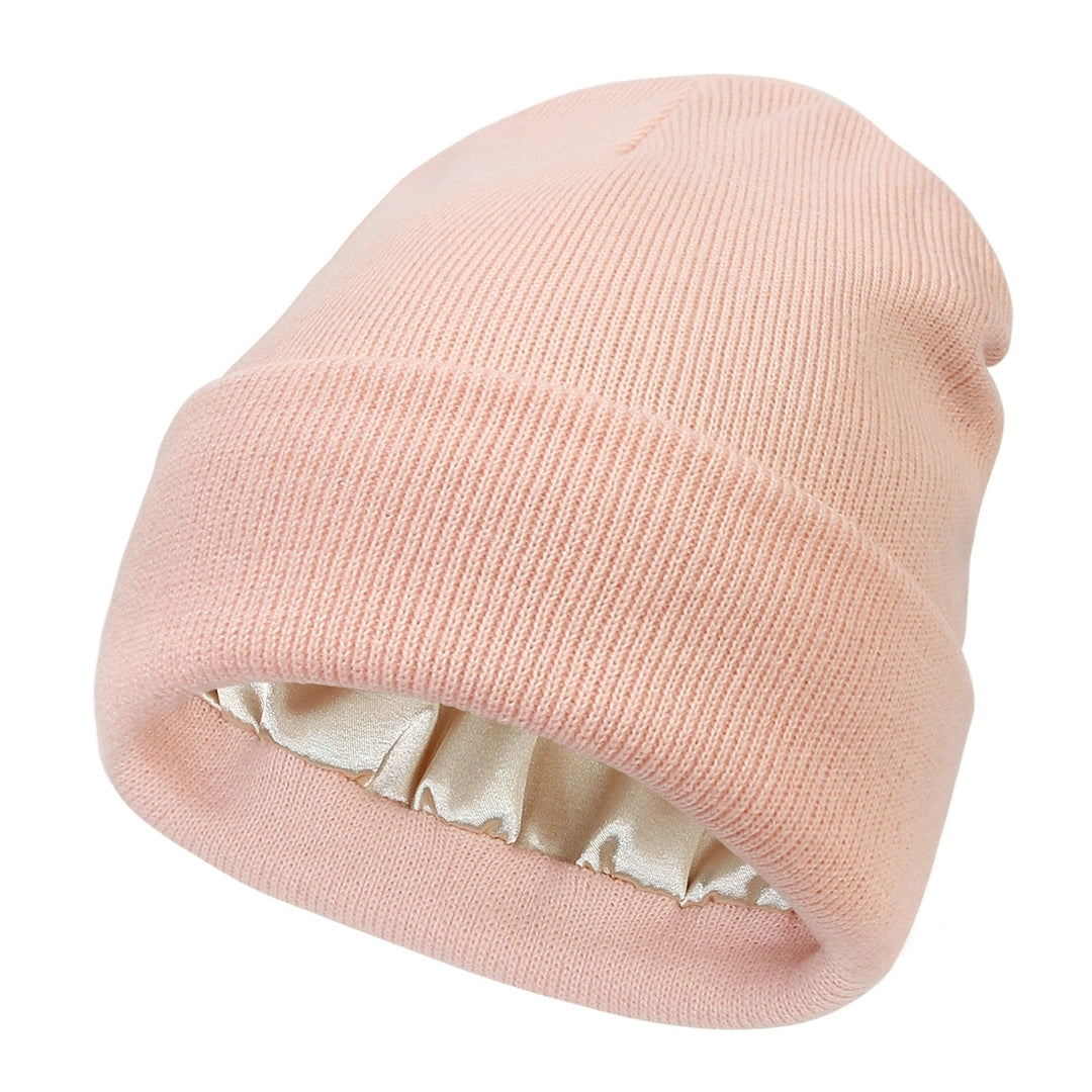 Women Cap Thicken Windproof Soft Comfortable Unisex Knitted Thermal Hat Daily Life Image 4