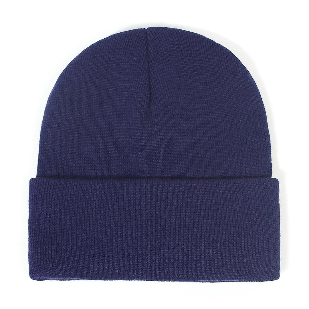 Women Cap Thicken Windproof Soft Comfortable Unisex Knitted Thermal Hat Daily Life Image 1