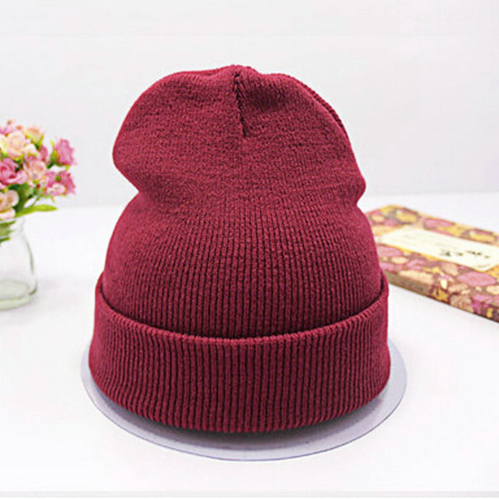 Women Cap Thicken Windproof Soft Comfortable Unisex Knitted Thermal Hat Daily Life Image 11