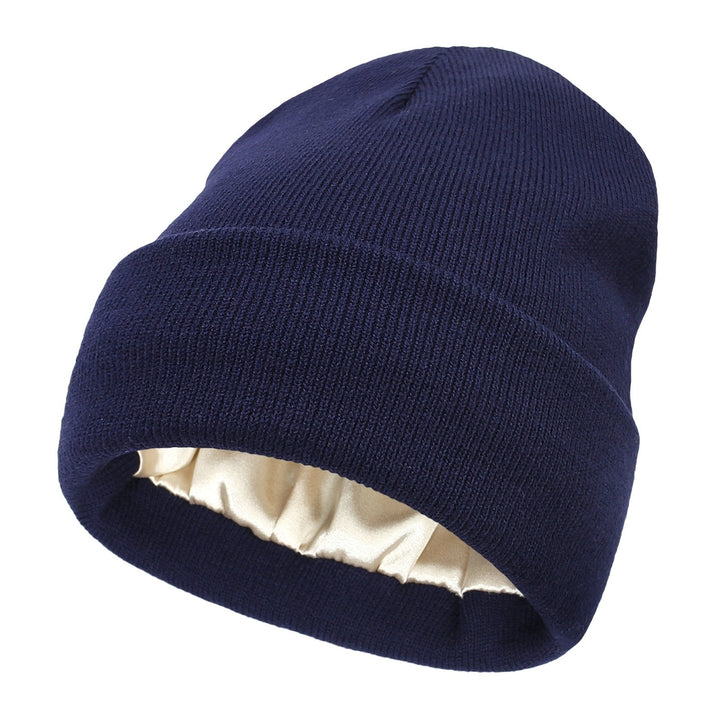 Women Cap Thicken Windproof Soft Comfortable Unisex Knitted Thermal Hat Daily Life Image 12
