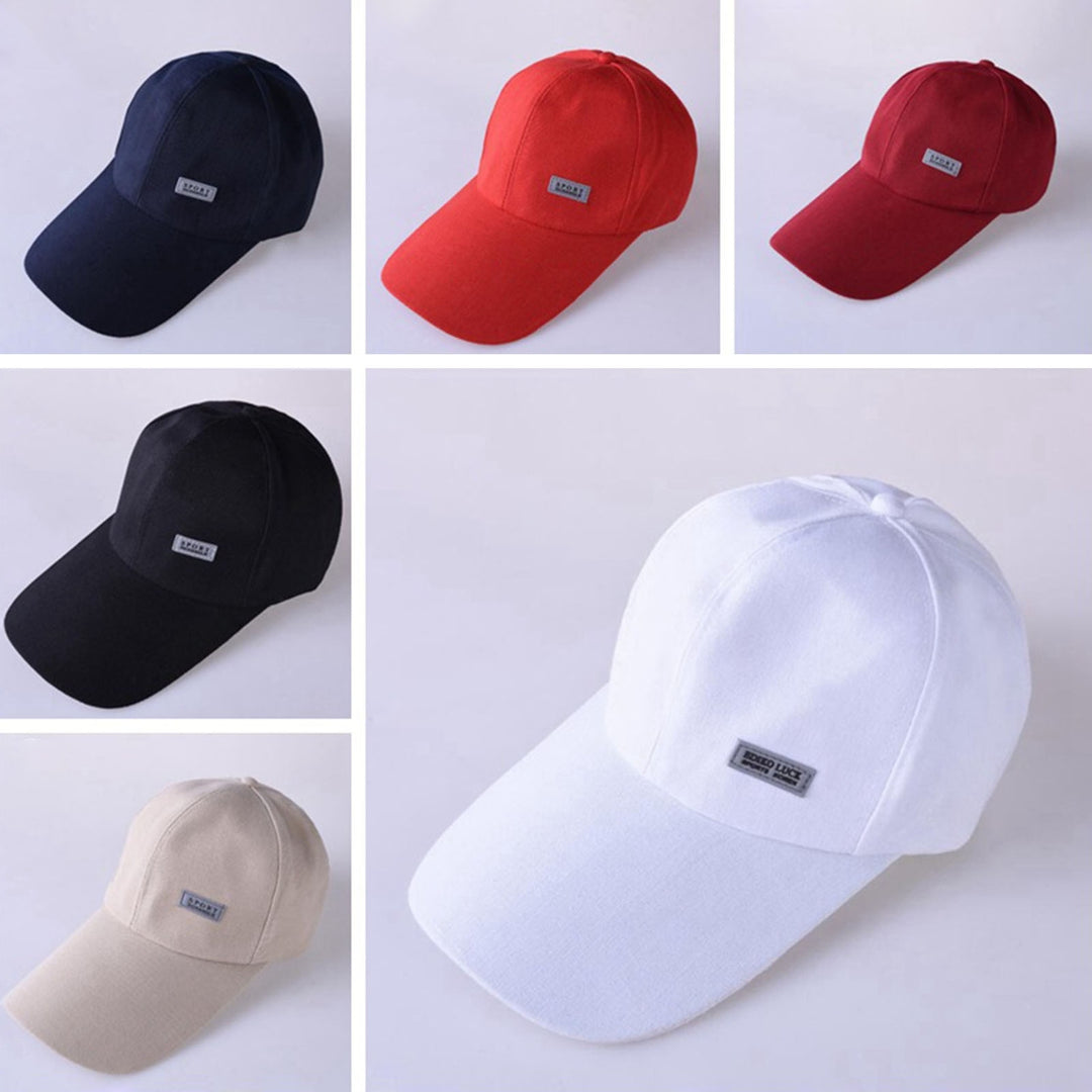 Letter Logo Extended Brim Adjustable Bucket Baseball Hat Sunscreen Visor Men Sun Hat Fashion Accessories Image 11