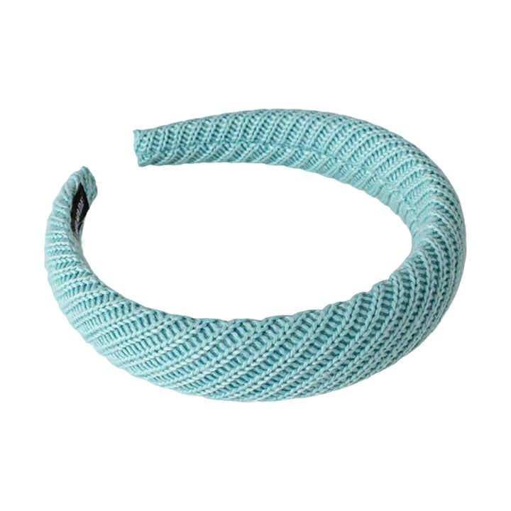 Korean Style Retro Non-slip Women Headband Simple Solid Color Wide Heightened Hair Hoop Hair Accessories Image 4