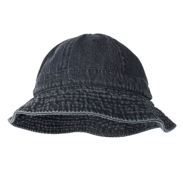 Fisherman Hat Breathable All Match with Windproof Rope Sun Protection Flat Top Anti-UV Cowboy Wide Brim Foldable Sun Hat Image 2