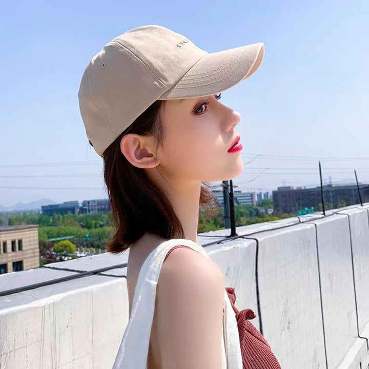 Embroidery Letter Print Extended Brim Adjustable Bucket Baseball Hat Sunscreen Visor Men Sun Hat Fashion Accessories Image 12