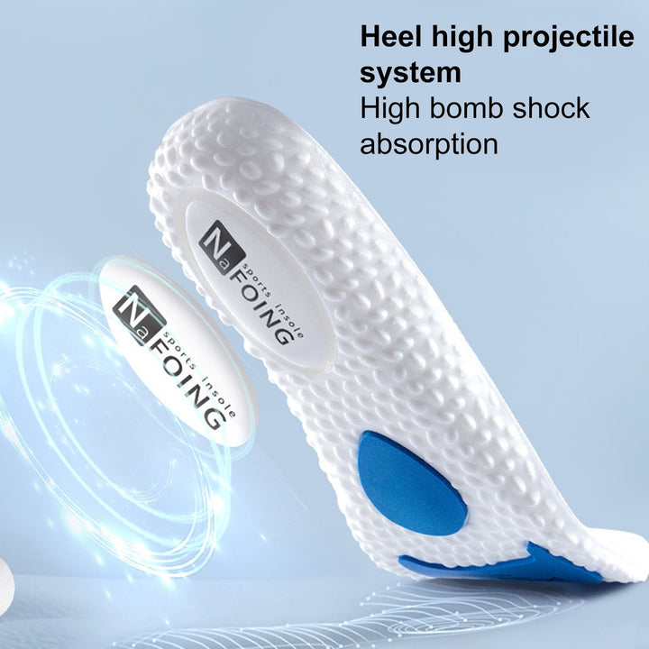 1 Pair Women Sports Insoles Foot Protection Elastic Great Friction Anti-skid Sweat Absorption Image 4