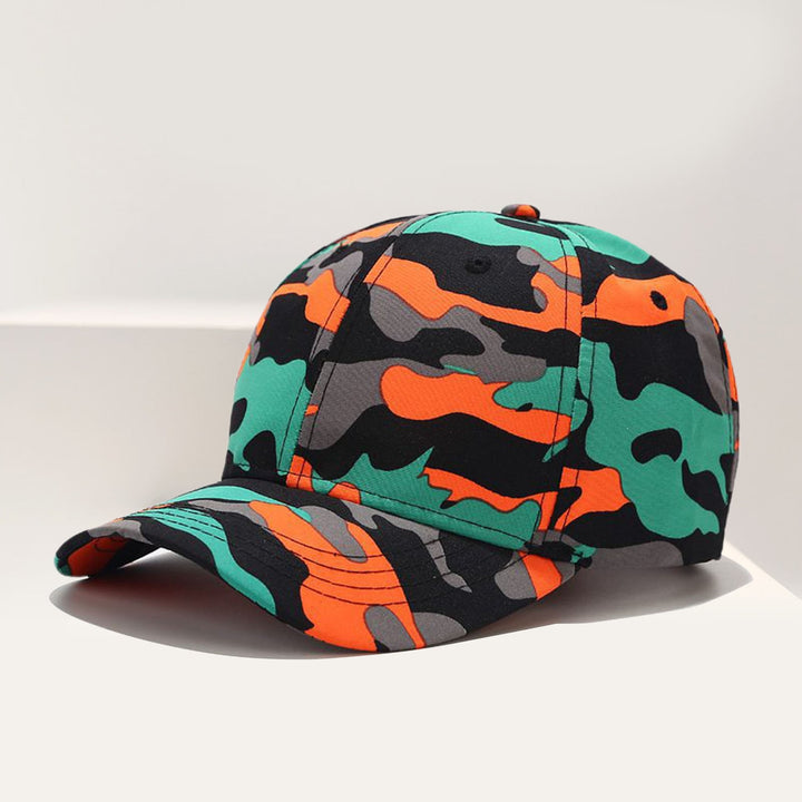 Men Hat Adjustable Comfortable Breathable Trendy Unisex Daily Wear Polyester Camouflage Print Baseball Hat Outdoor Image 4