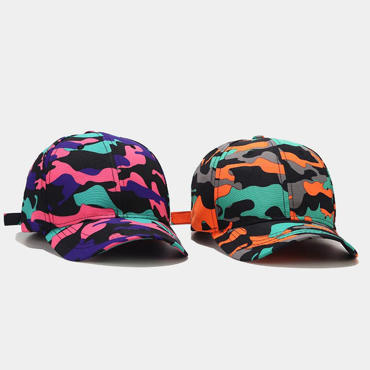 Men Hat Adjustable Comfortable Breathable Trendy Unisex Daily Wear Polyester Camouflage Print Baseball Hat Outdoor Image 4