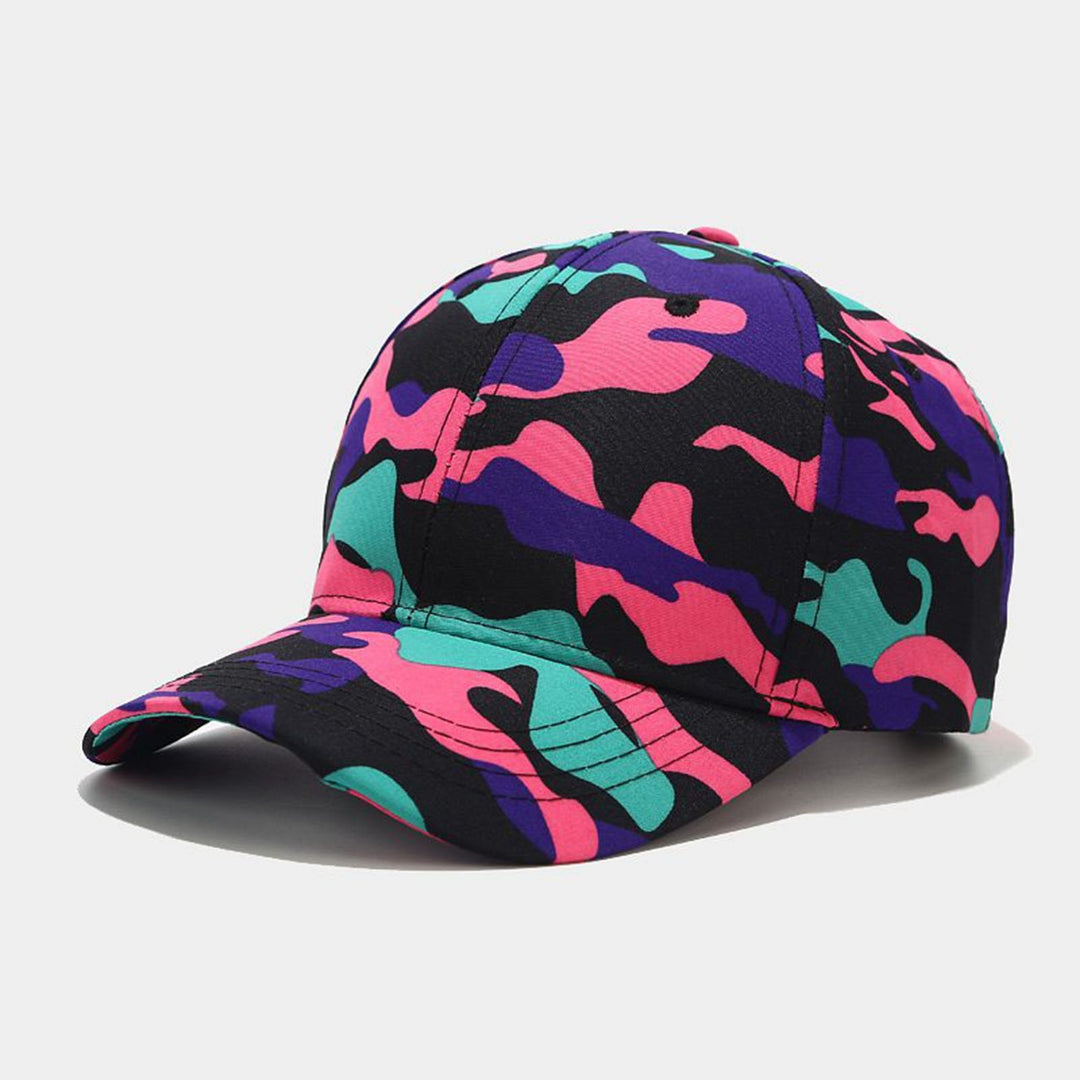 Men Hat Adjustable Comfortable Breathable Trendy Unisex Daily Wear Polyester Camouflage Print Baseball Hat Outdoor Image 8