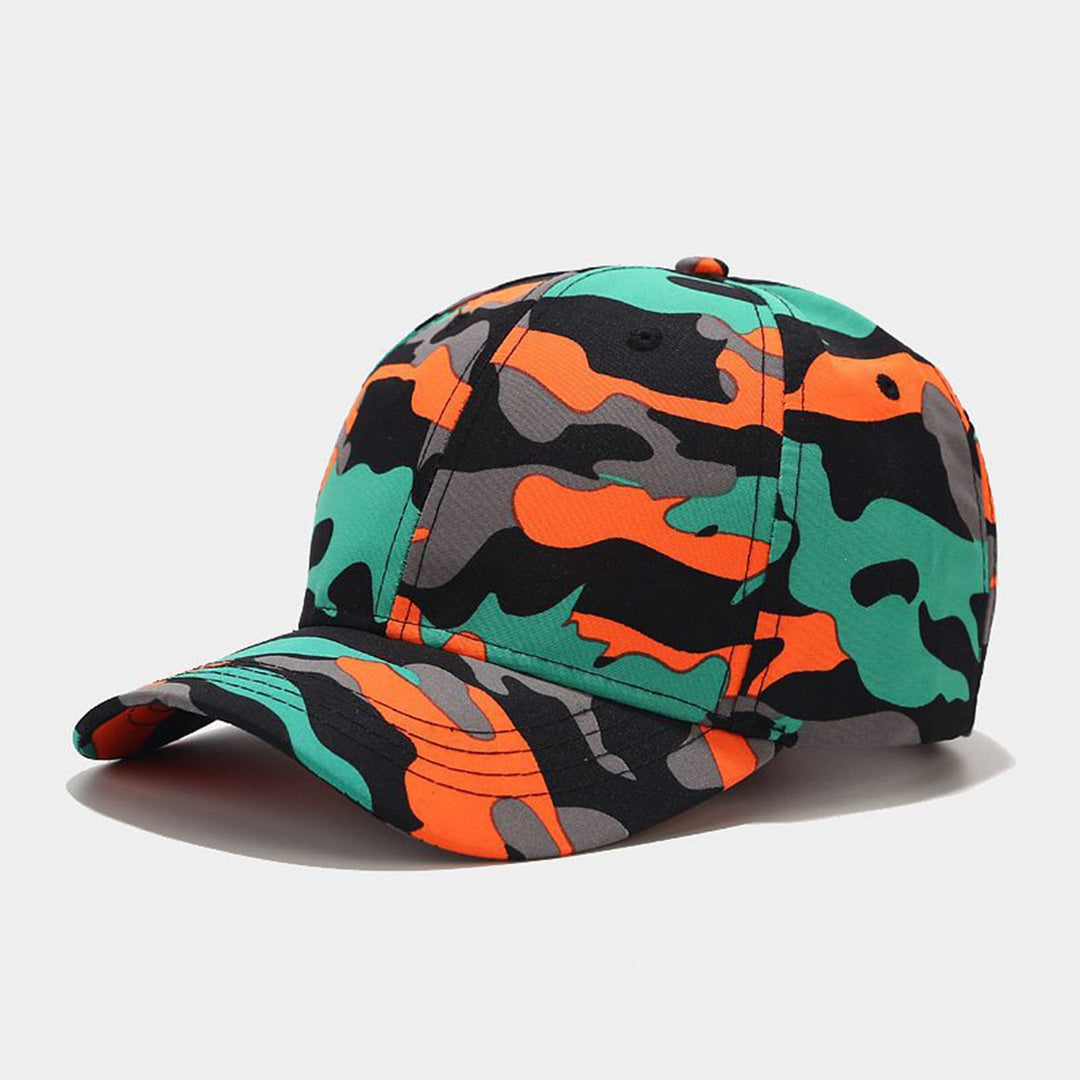 Men Hat Adjustable Comfortable Breathable Trendy Unisex Daily Wear Polyester Camouflage Print Baseball Hat Outdoor Image 10