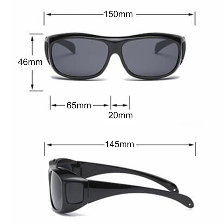 UV400 Anti-UV Sandproof Riding Glasses Men Outdoor Sport Night Vision Goggles Eyewear Image 10