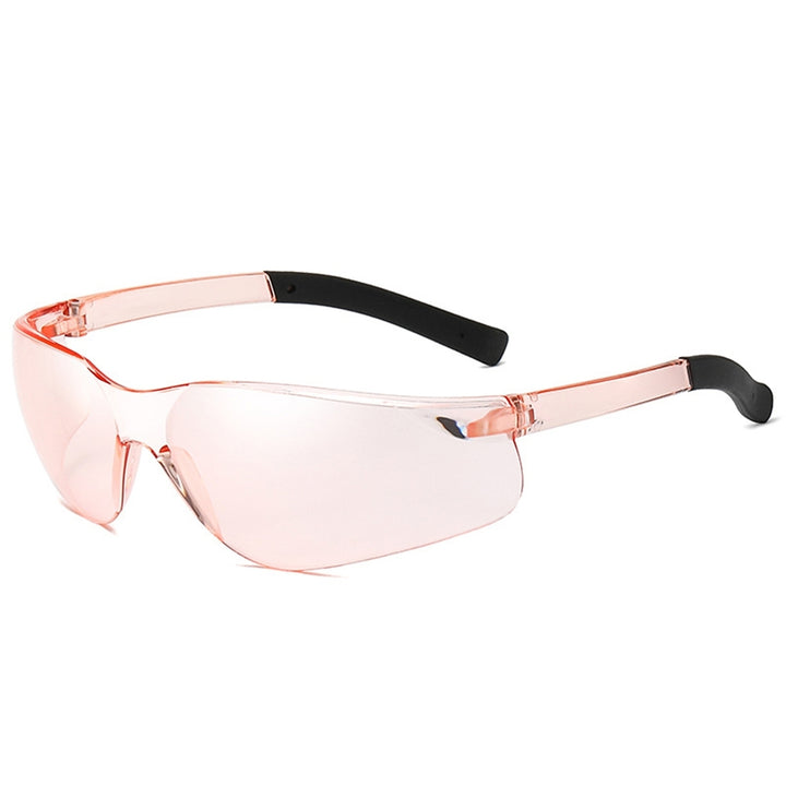 Women Cycling Sunglasses Sunscreen Transparent Large Frame Windproof Dustproof Anti-UV Clear View Image 6