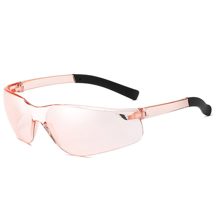 Women Cycling Sunglasses Sunscreen Transparent Large Frame Windproof Dustproof Anti-UV Clear View Image 1