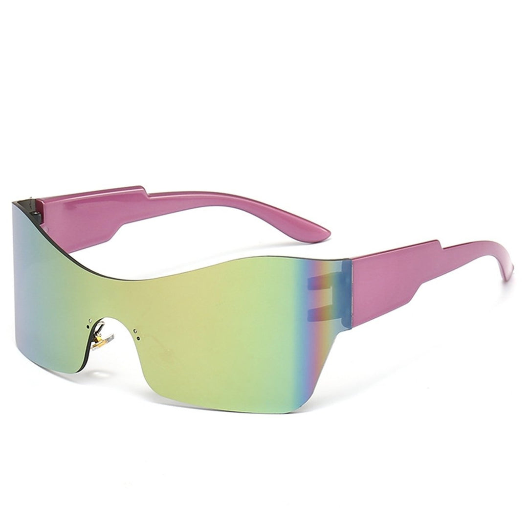 Women Cycling Sunglasses Sunscreen Transparent Large Lens Windproof Dustproof Anti-UV Clear View Eye Image 1