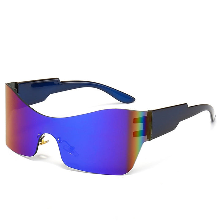 Women Cycling Sunglasses Sunscreen Transparent Large Lens Windproof Dustproof Anti-UV Clear View Eye Image 4