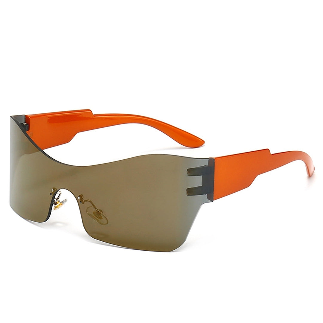 Women Cycling Sunglasses Sunscreen Transparent Large Lens Windproof Dustproof Anti-UV Clear View Eye Image 6