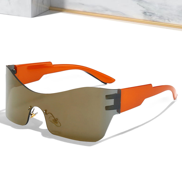 Women Cycling Sunglasses Sunscreen Transparent Large Lens Windproof Dustproof Anti-UV Clear View Eye Image 9