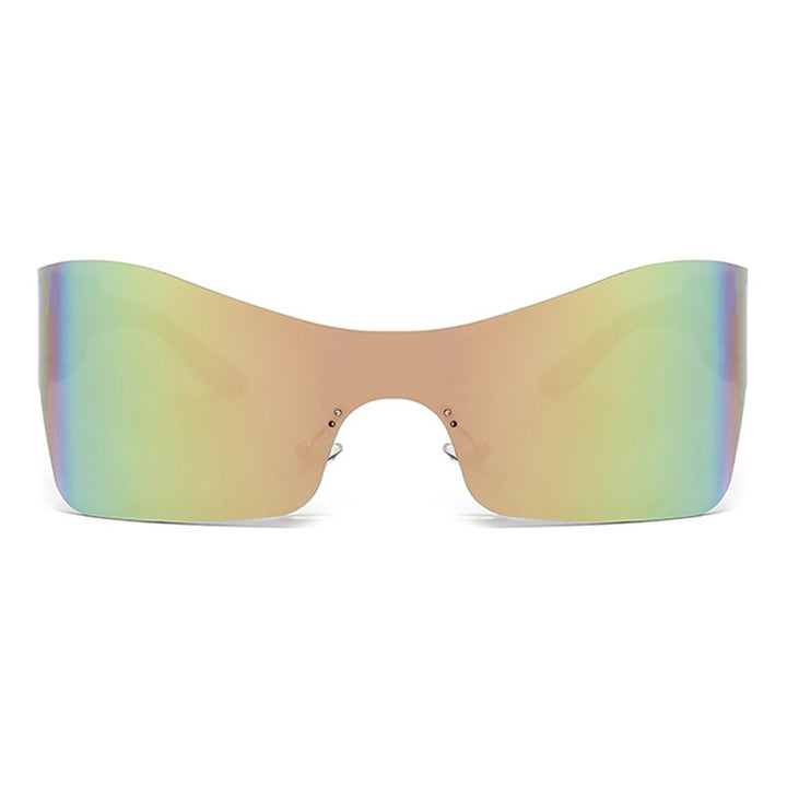 Women Cycling Sunglasses Sunscreen Transparent Large Lens Windproof Dustproof Anti-UV Clear View Eye Image 12