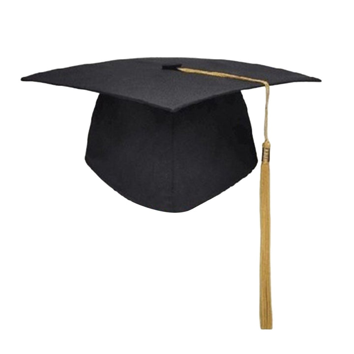 Mortarboard Tassels Solid Color Classic Design Square Board Breathable Decorative Unisex Graduation Party Hierophant Hat Image 1