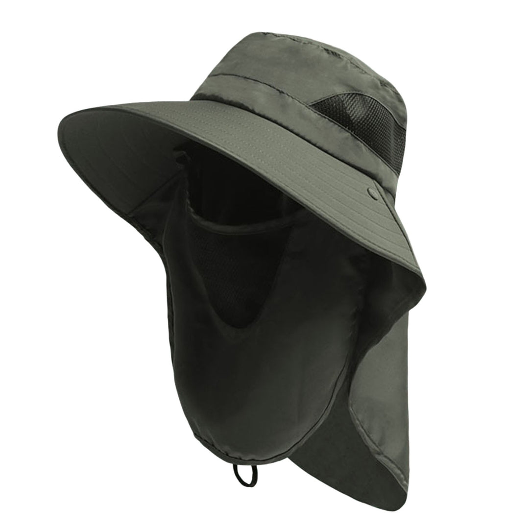 Outdoor Hat Scarf Breathable Neck Protective Wide Brim Unisex Anti-slip Full Protection Windproof Image 4