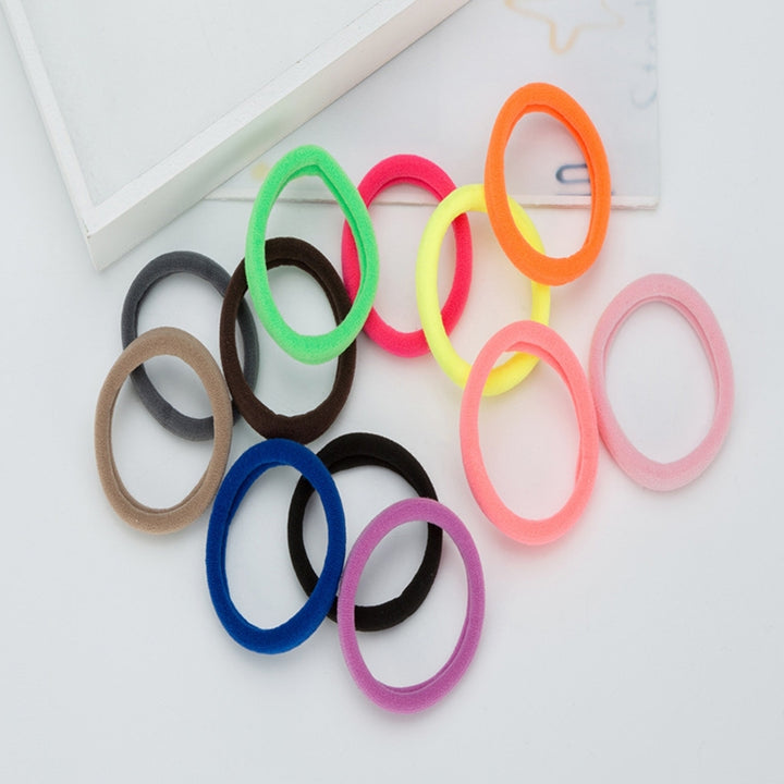 30Pcs Anti-fall Tight Hair Tie High Elastic Simple Hair Ropes Hair Accessories Image 12