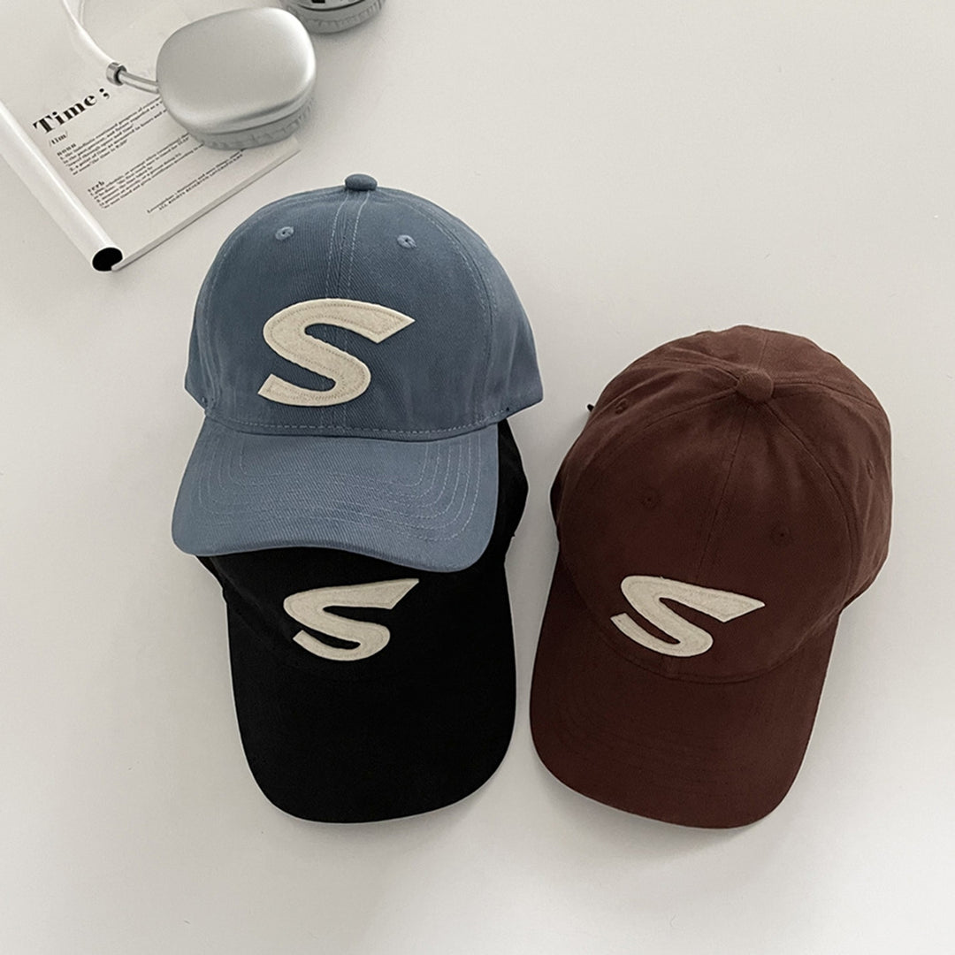 Women Men Baseball Hat Letter Embroidery Solid Color Unisex Breathable Adjustable Anti-UV Hip Hop Sports Lady Peaked Hat Image 8