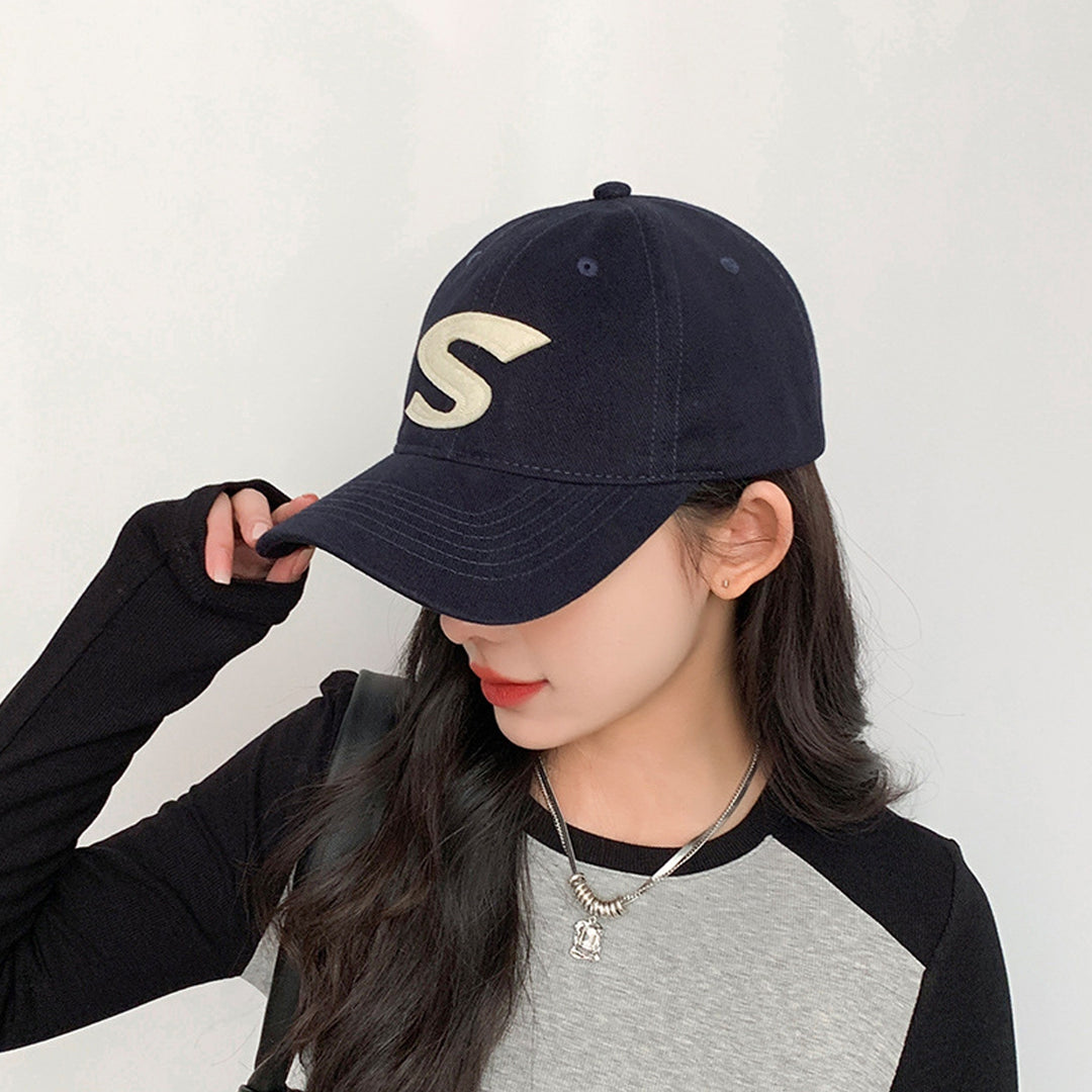 Women Men Baseball Hat Letter Embroidery Solid Color Unisex Breathable Adjustable Anti-UV Hip Hop Sports Lady Peaked Hat Image 11