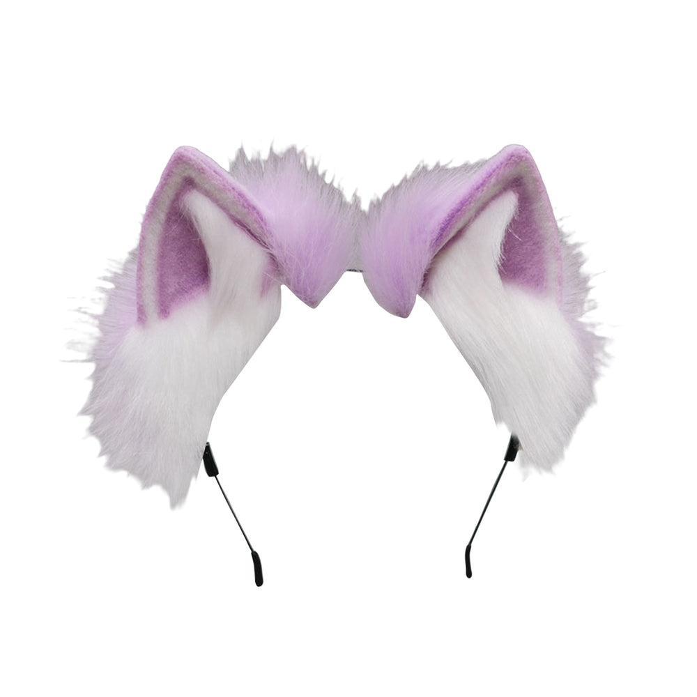 Japanese Style Metal Frame Hair Hoop Cosplay Furry Animal Cat Ears Headband Hair Accessories Image 2