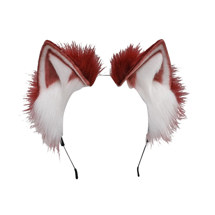 Japanese Style Metal Frame Hair Hoop Cosplay Furry Animal Cat Ears Headband Hair Accessories Image 1