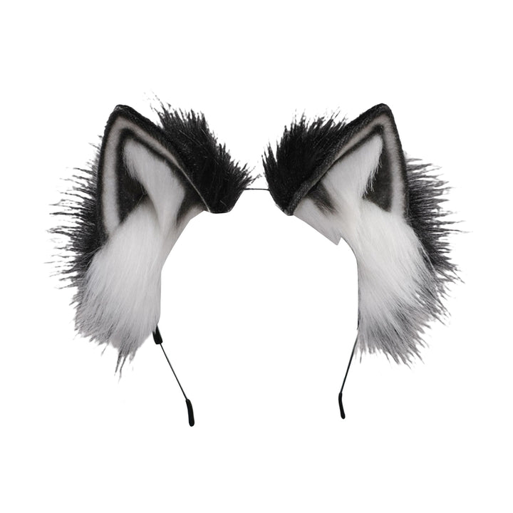 Japanese Style Metal Frame Hair Hoop Cosplay Furry Animal Cat Ears Headband Hair Accessories Image 8