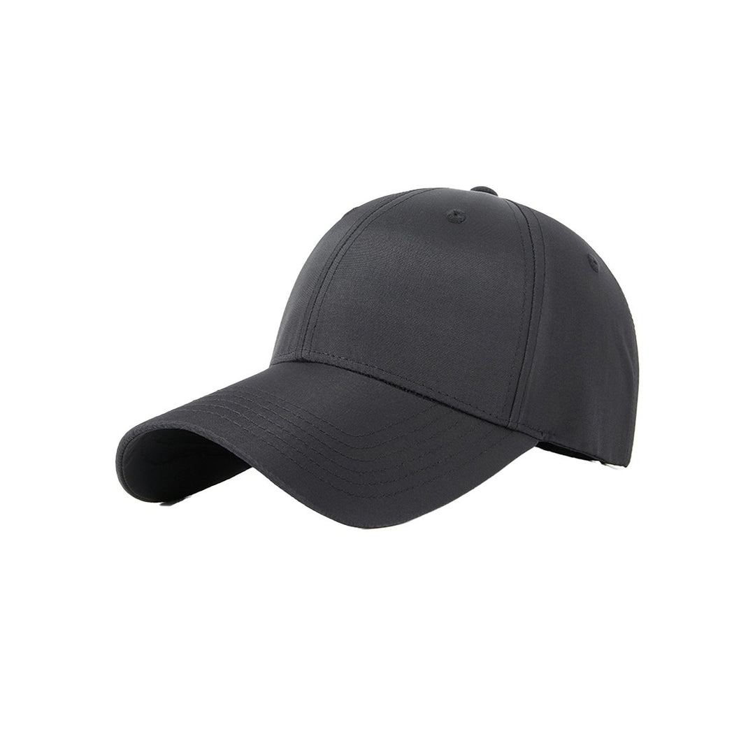 Men Summer Baseball Hat Splash-resistant Long Brim Sunshade Anti-UV Face Protection Women Peaked Hat Headwear Image 2