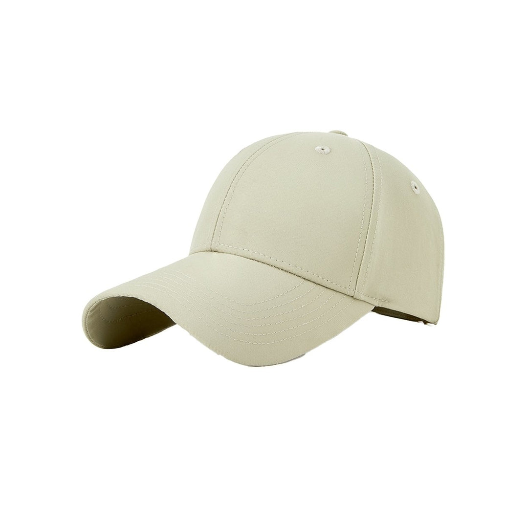 Men Summer Baseball Hat Splash-resistant Long Brim Sunshade Anti-UV Face Protection Women Peaked Hat Headwear Image 4