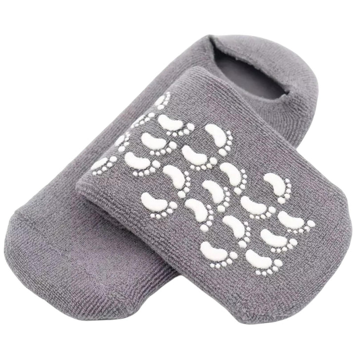 1 Pair Anti-slip Bottom Low-Tube High Elasticity Heel Gel Socks Exfoliator Essential Oils Heel Gel Socks Health Care Image 8