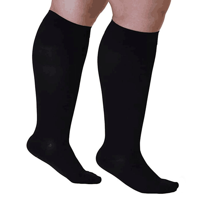 1 Pair Vein Compression Socks Unisex Promote Blood-circulating Varicosity Compression Soft Vein Compression Stockings Image 4