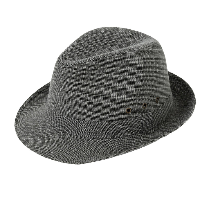 Hemming Wide Brim Breathable Holes Folding Jazz Hat Mid-aged Men Outdoor Sun Hat Fashion Accessories Image 7