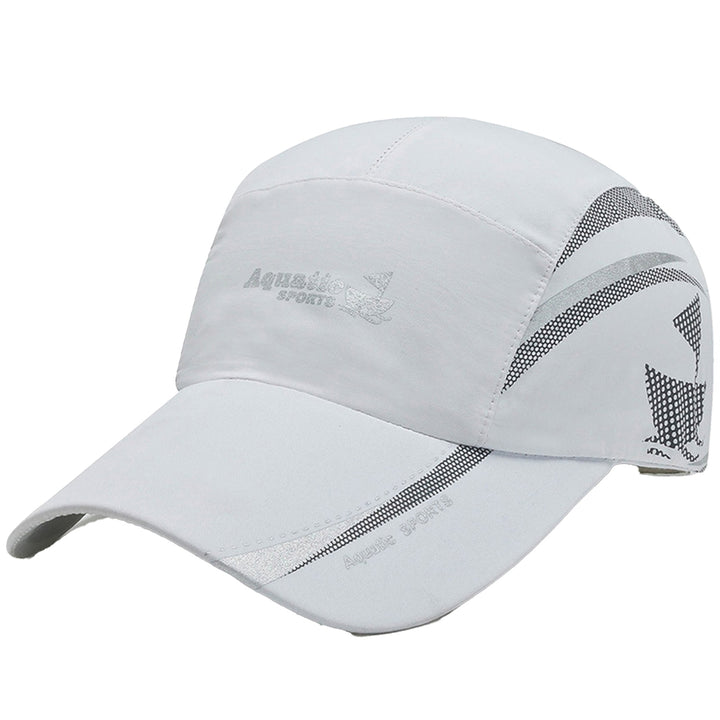 Baseball Hat Quick Dry Breathable Sun Protection Hollow Out Mesh Patchwork Sunshade Contrast Color Outdoor Fishing Men Image 3