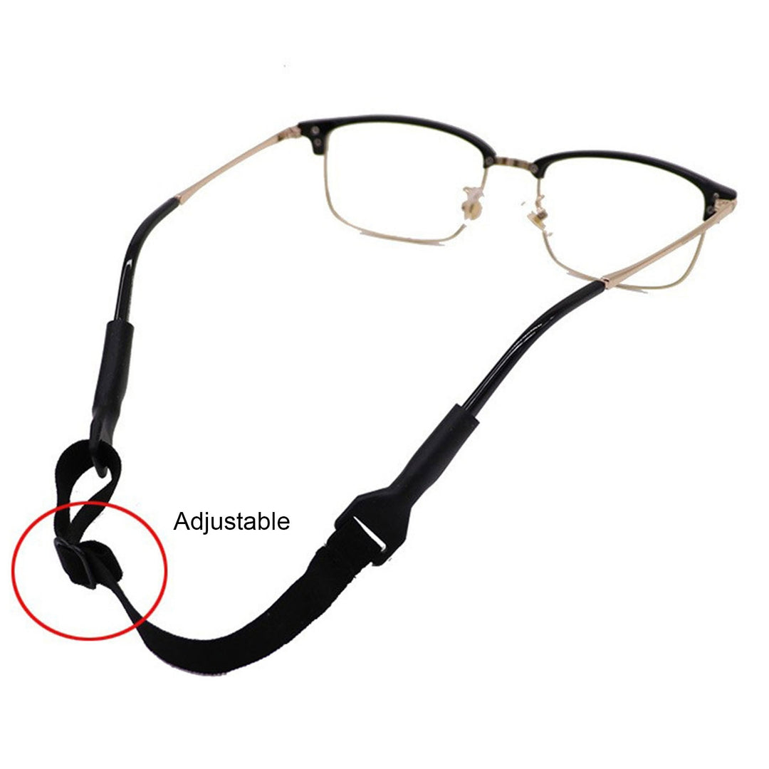 Eyeglasses Strap Adjustable Super Soft Reusable Friendly to Skin Universal Silicone Sports Eyeglass Strap Rope Image 4