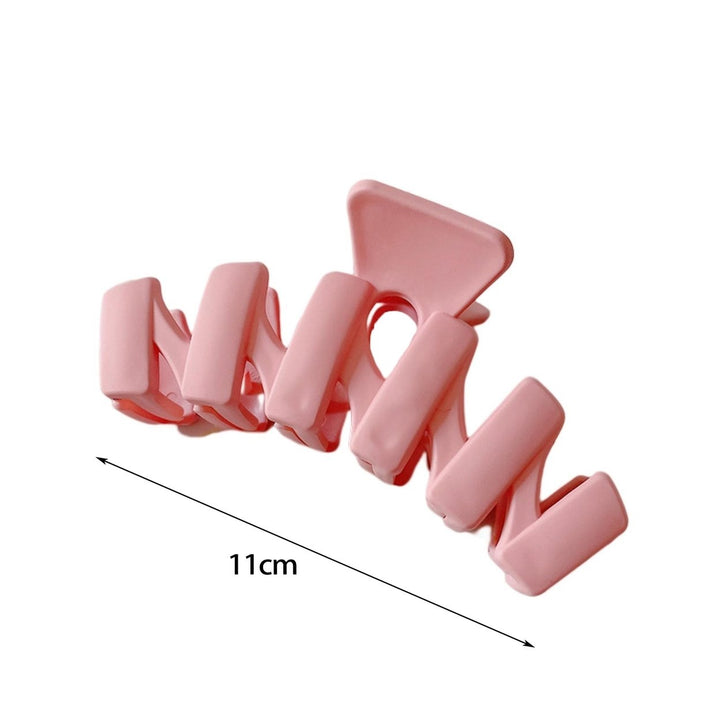 Head Clip Trendy Beautiful Strong Claw Large Size Eco-friendly Daily Styling Resin Solid Color Shark Clip Hair Image 12