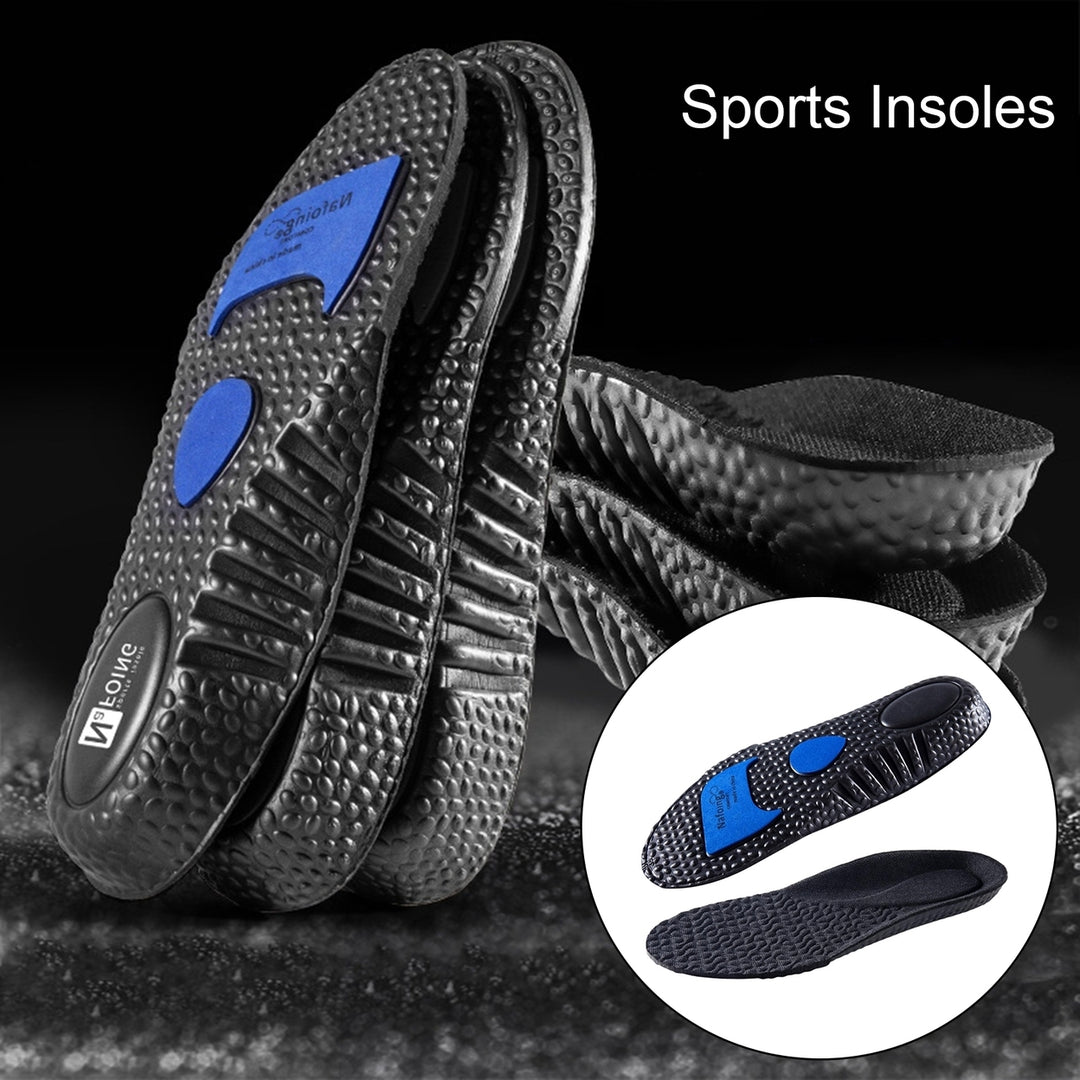 1 Pair Sports Insoles Decompression Breathable Soft Foot Protection Thickened Elastic Jogging Insoles Shoes Accessory Image 1