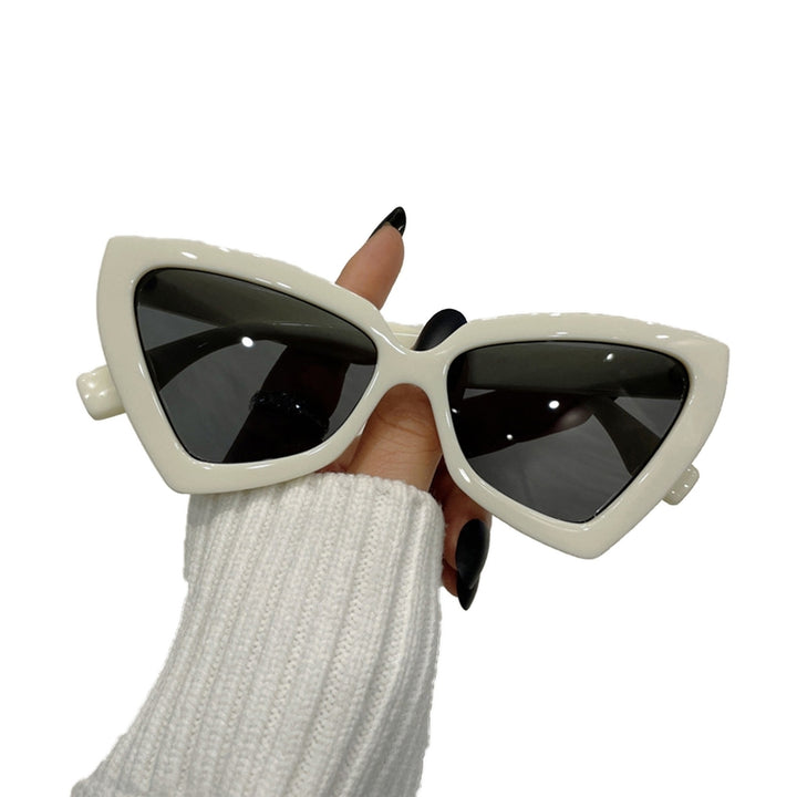Polygon Big Frame Integrated Lens True Color Women Sunglasses Fashion Anti-UV Travel Sun Glasses Image 4