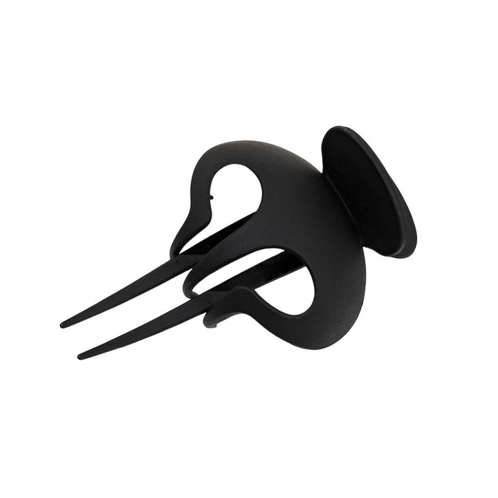 Hair Clamp Solid Color Simple Style Ultralight Smooth Edge Extra Large Decorative Plastic Women Hairpin Claw Hairstyle Image 1