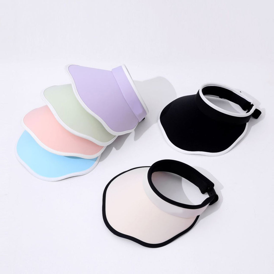 Women Sunhat Sunshade Extended Brim Empty Top Contrast Color Sun Protection Anti-deformed Outdoor Travel Women Summer Image 10