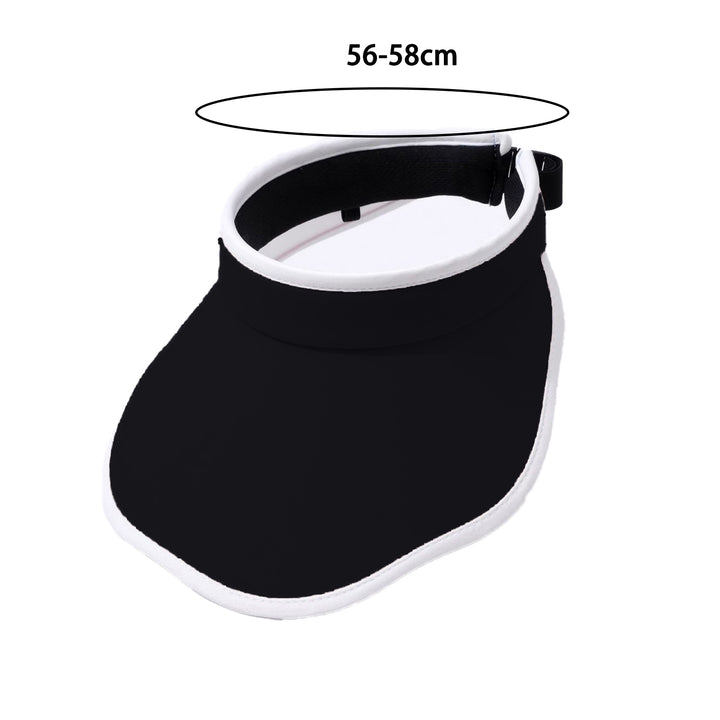 Women Sunhat Sunshade Extended Brim Empty Top Contrast Color Sun Protection Anti-deformed Outdoor Travel Women Summer Image 11