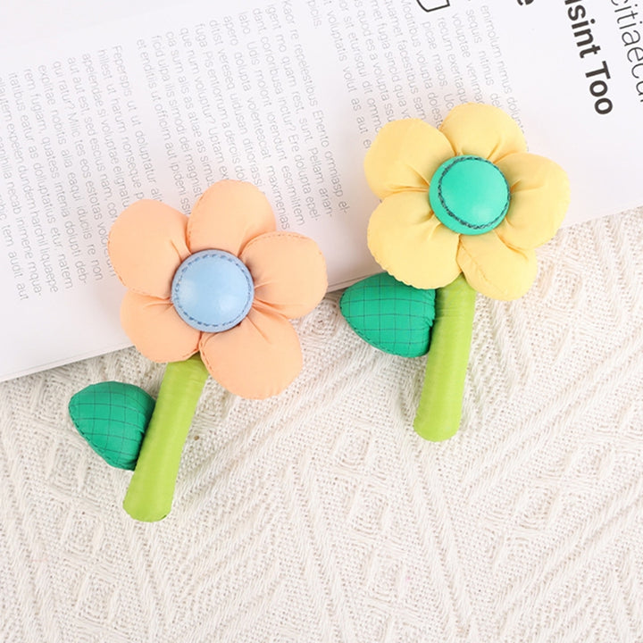 2 Pcs Clothes DIY Accessory Chubby Flower Fine Workmanship Cartoon Plant Smooth DIY Colorful Image 6