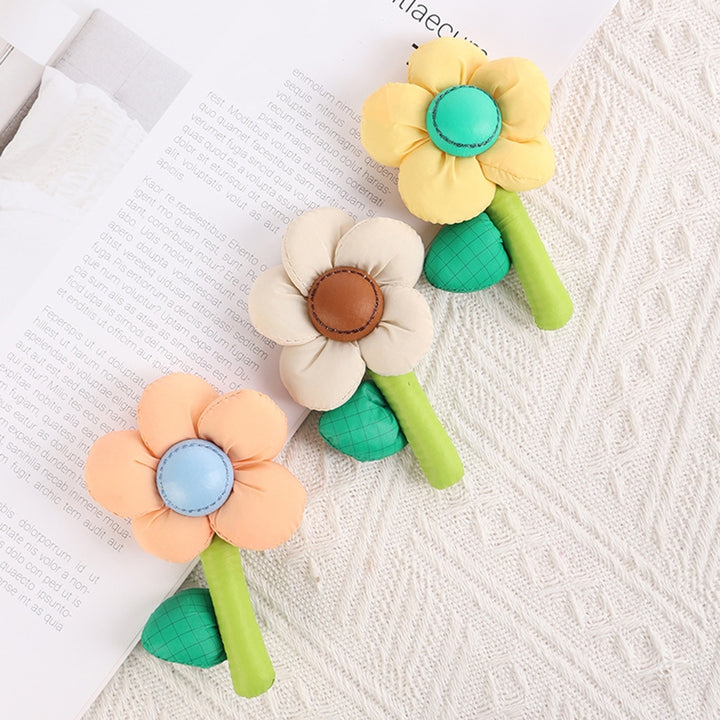 2 Pcs Clothes DIY Accessory Chubby Flower Fine Workmanship Cartoon Plant Smooth DIY Colorful Image 7