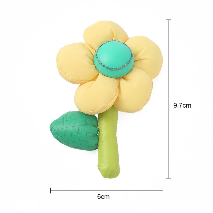 2 Pcs Clothes DIY Accessory Chubby Flower Fine Workmanship Cartoon Plant Smooth DIY Colorful Image 10