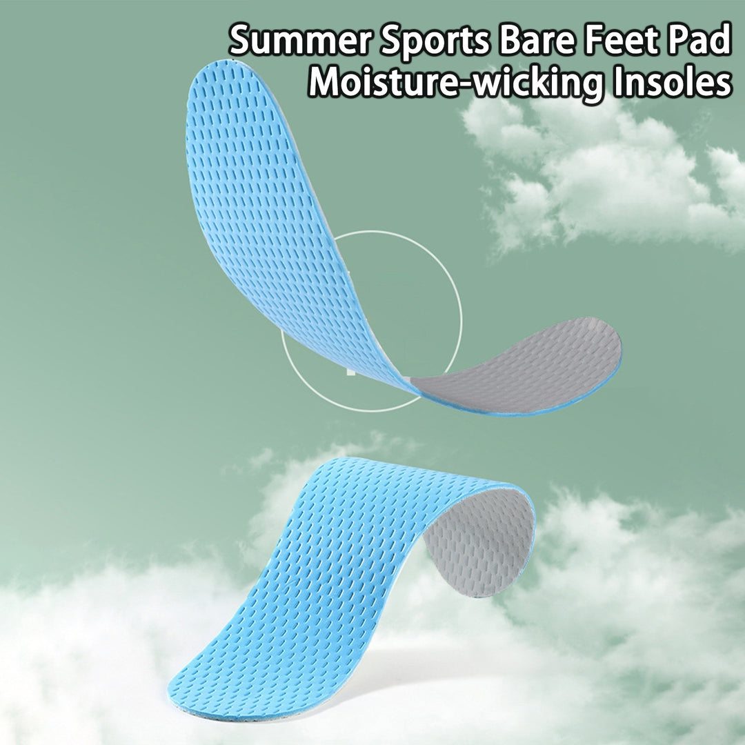 1 Pair Sports Insole Shock-absorption Soft Texture Emulsion Sweat Absorbing Fitness Deodorant Insoles Daily Use Image 7